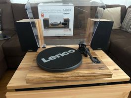 Plattenspieler Lenco LS 500 mit 2 Lautsprecher 