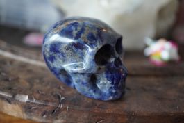 Dumortierit     Skull     "TOPSTONE"