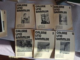 6x Galerie und Sammler - antike Zeitschriften -1943