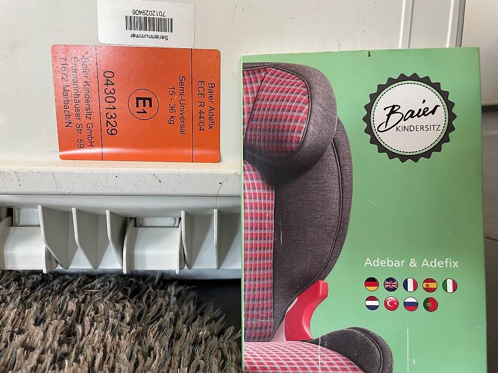 Seggiolini per auto: Baier Adefix Kindersitz – Usato da Nussbaumen AG venduto da Ralix 2
