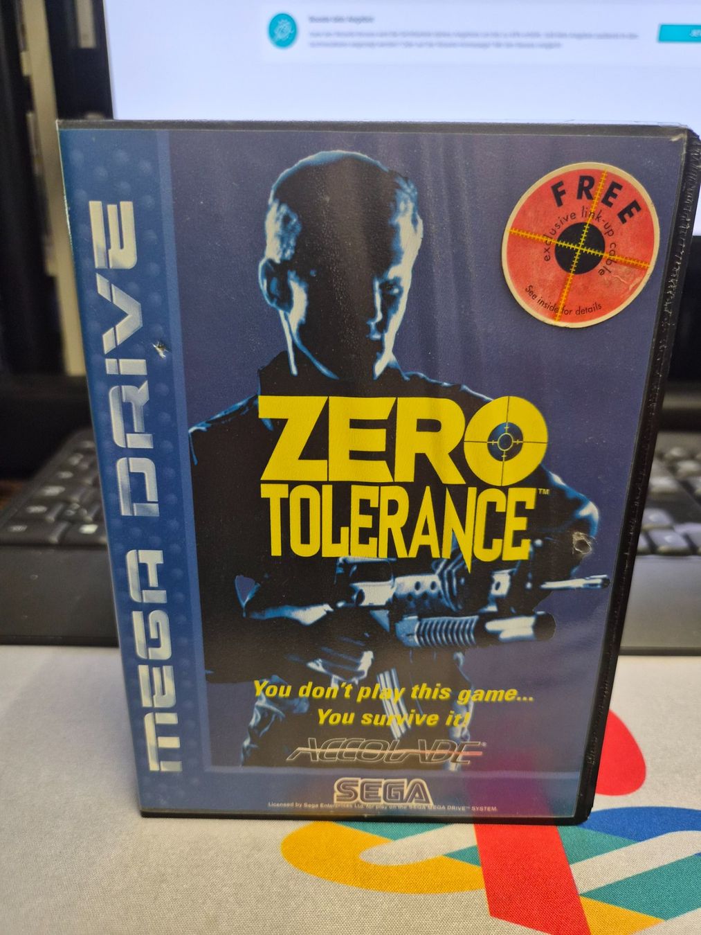Sega Giochi: Spiel Zero Tolerance Sega Mega Drive mit Anleitung – Usato da Zürich venduto da Joselito0