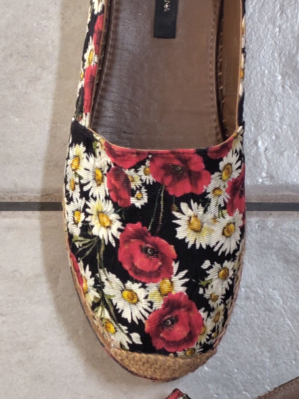 Dolce & Gabbana Scarpe da donna: Dolce & Gabbana Espadrilles mit Blumen Gr. 39 – Usato da Arbon venduto da Franca1979 2