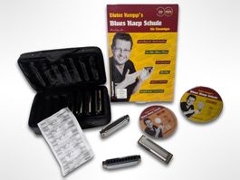 HOHNER Blues Harmonika Set mit Lehrbuch