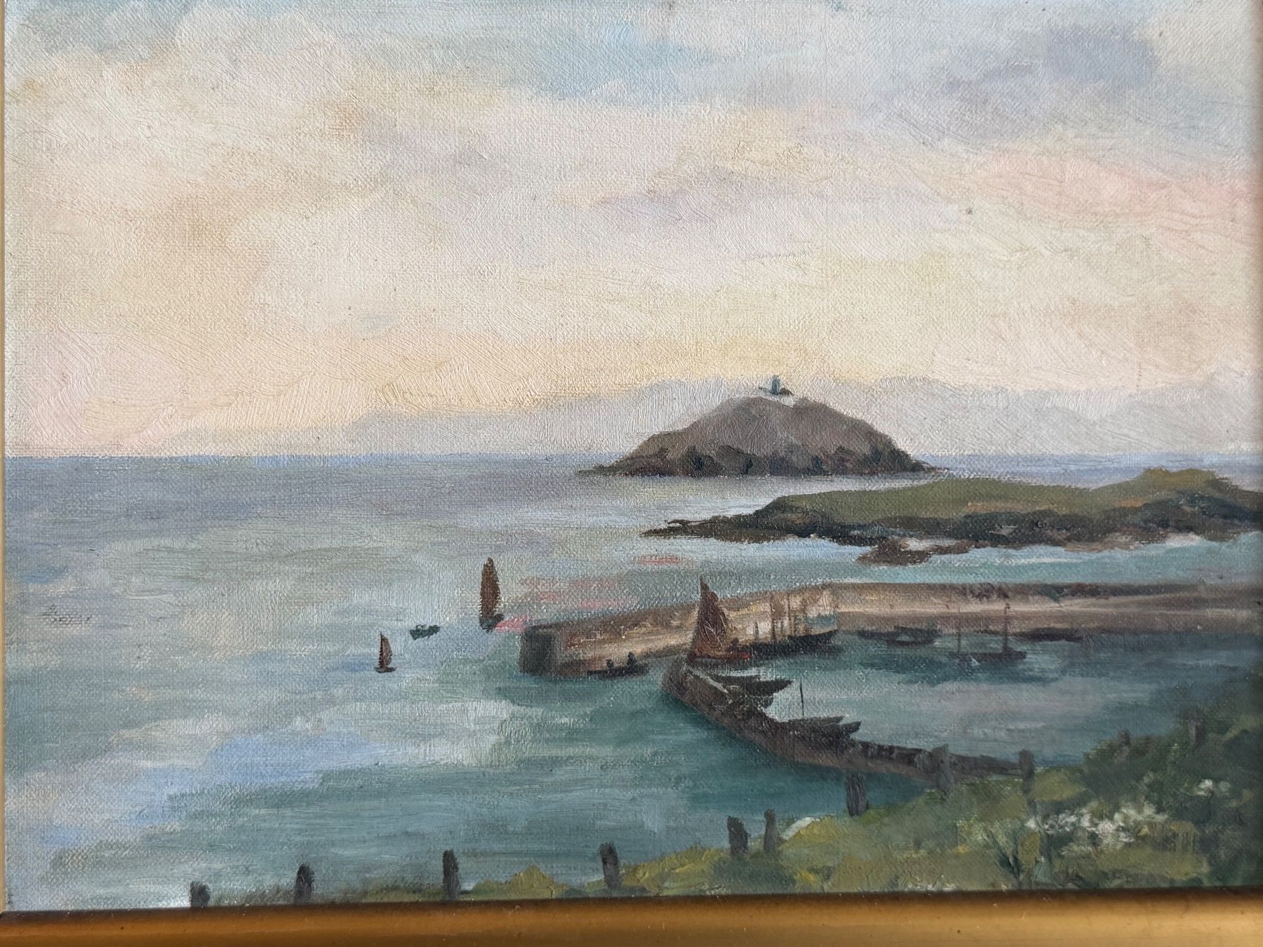 Dipinti: ein Vintage- oder antik gerahmtes Ölgemälde – Usato da Basel venduto da PAUL_ART 2
