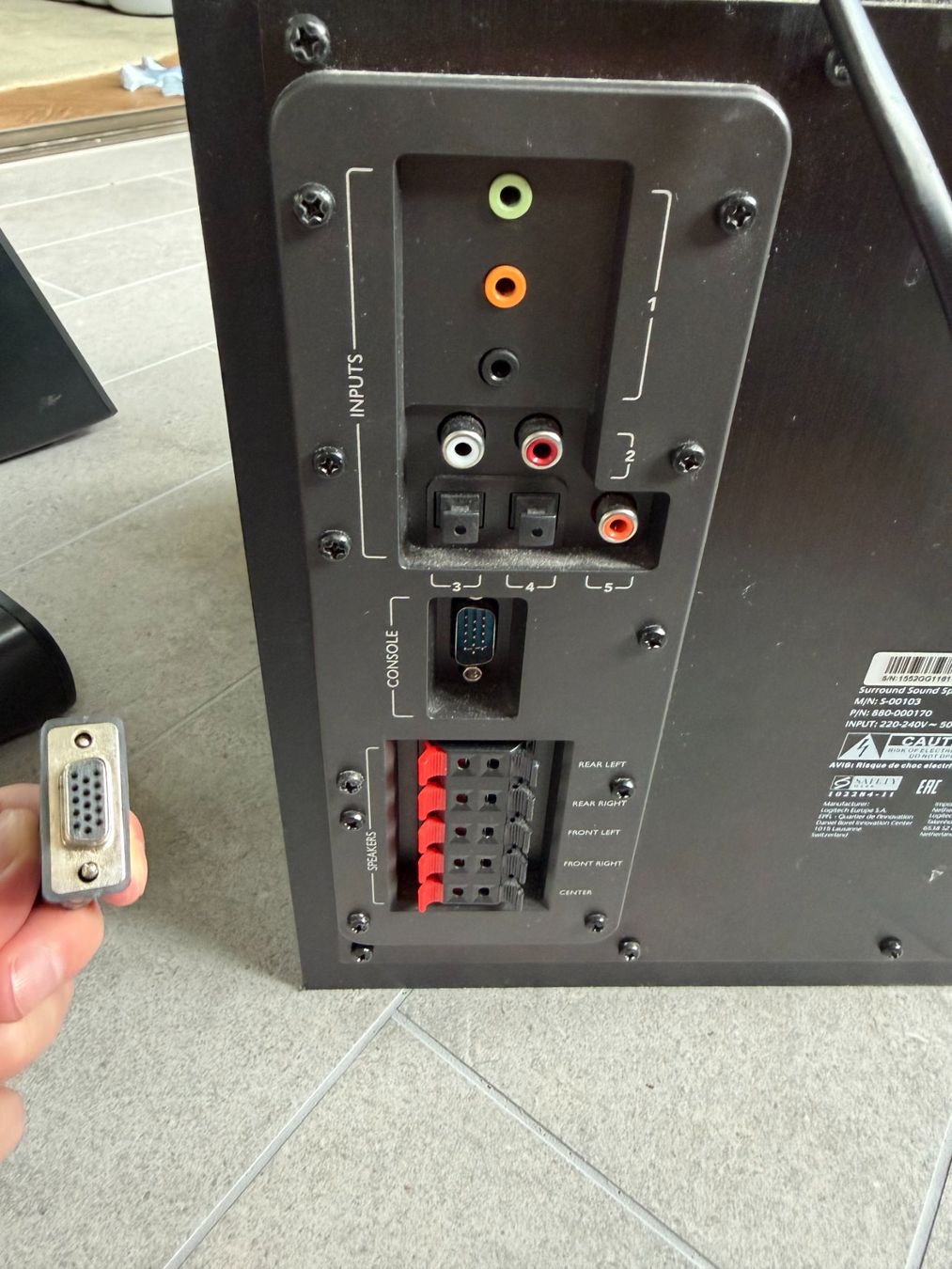 Logitech Lautsprecher: Z906 Logitech Lautsprecher – Gebraucht aus Zürich von MarcelsGame 2