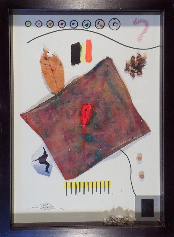 Dipinti: Collage: Eu sou o que sou – Usato da Fribourg venduto da erw_68dx