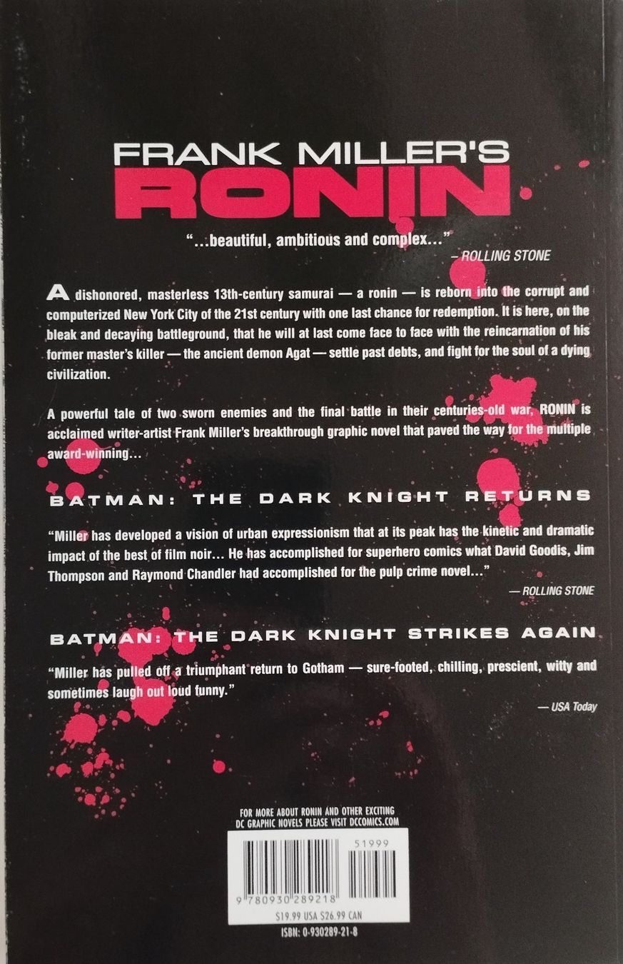 Fumetti: Ronin by Frank Miller – Usato da Eglisau venduto da bla_sv7q 1