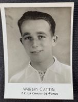 FUSSBALL F.C. LA CHAUX-DE-FONDS WILLIAM CATTIN 1936