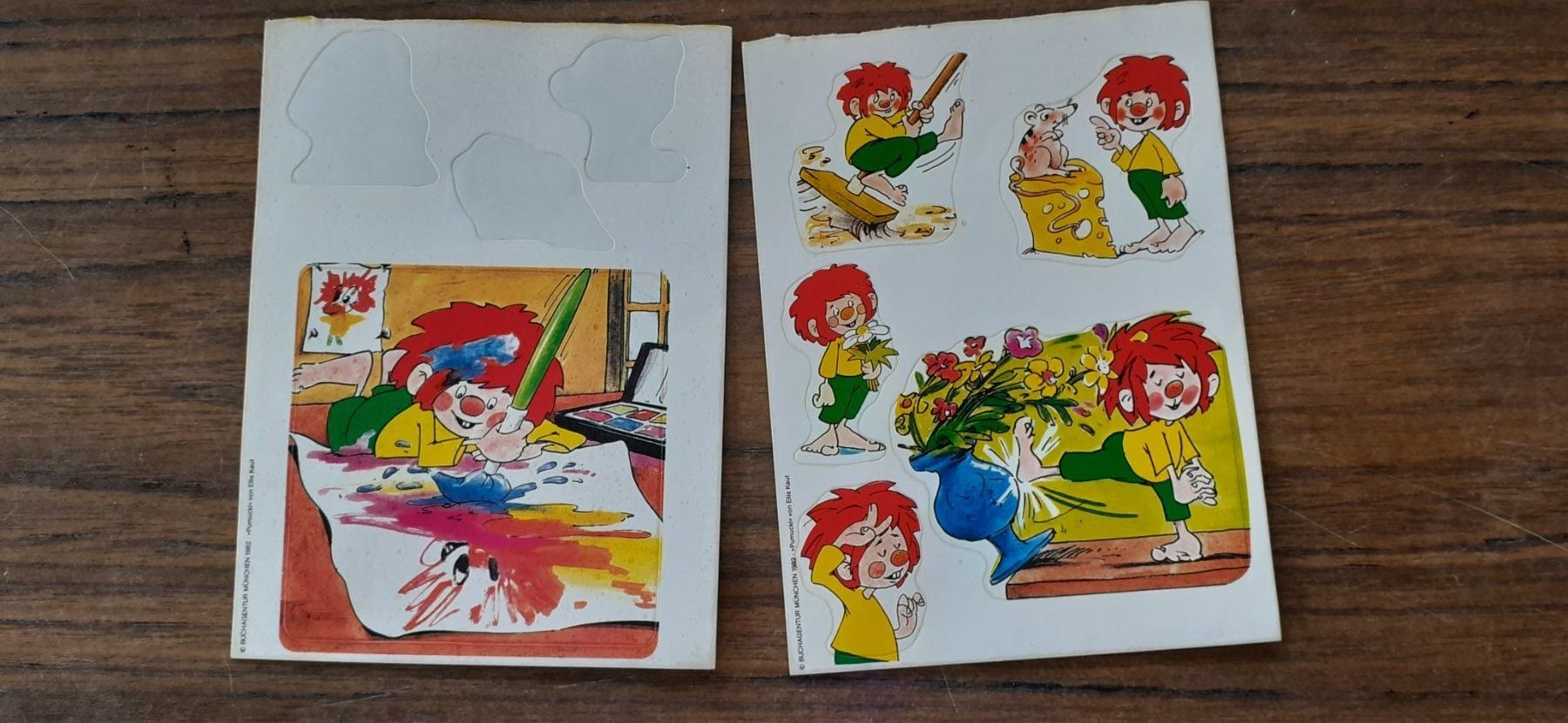 Aufkleber: 3x Pumuckl Aufkleber 1982 – Gebraucht aus Mörschwil von lindaswunderkiste 1