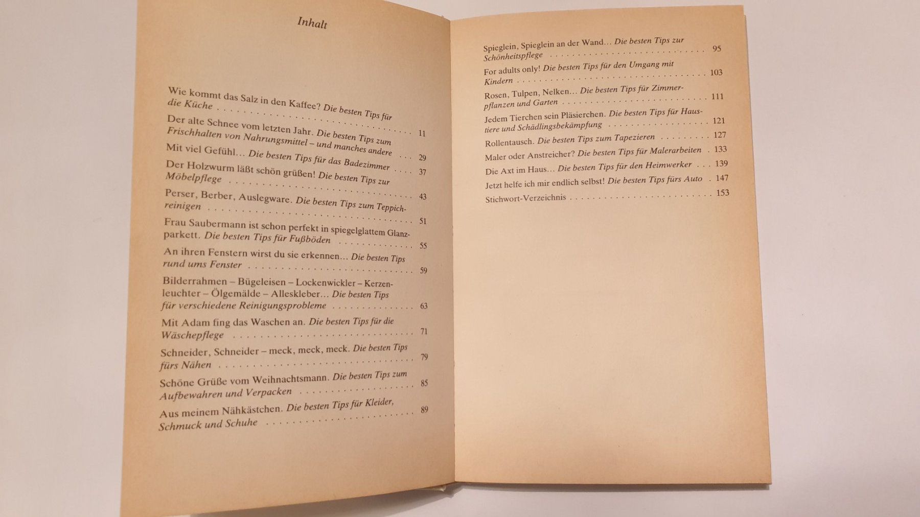 Libri: Geranien & Kaffeesatz. Praktische Tipps. – Usato da Goldach venduto da armando_r 6