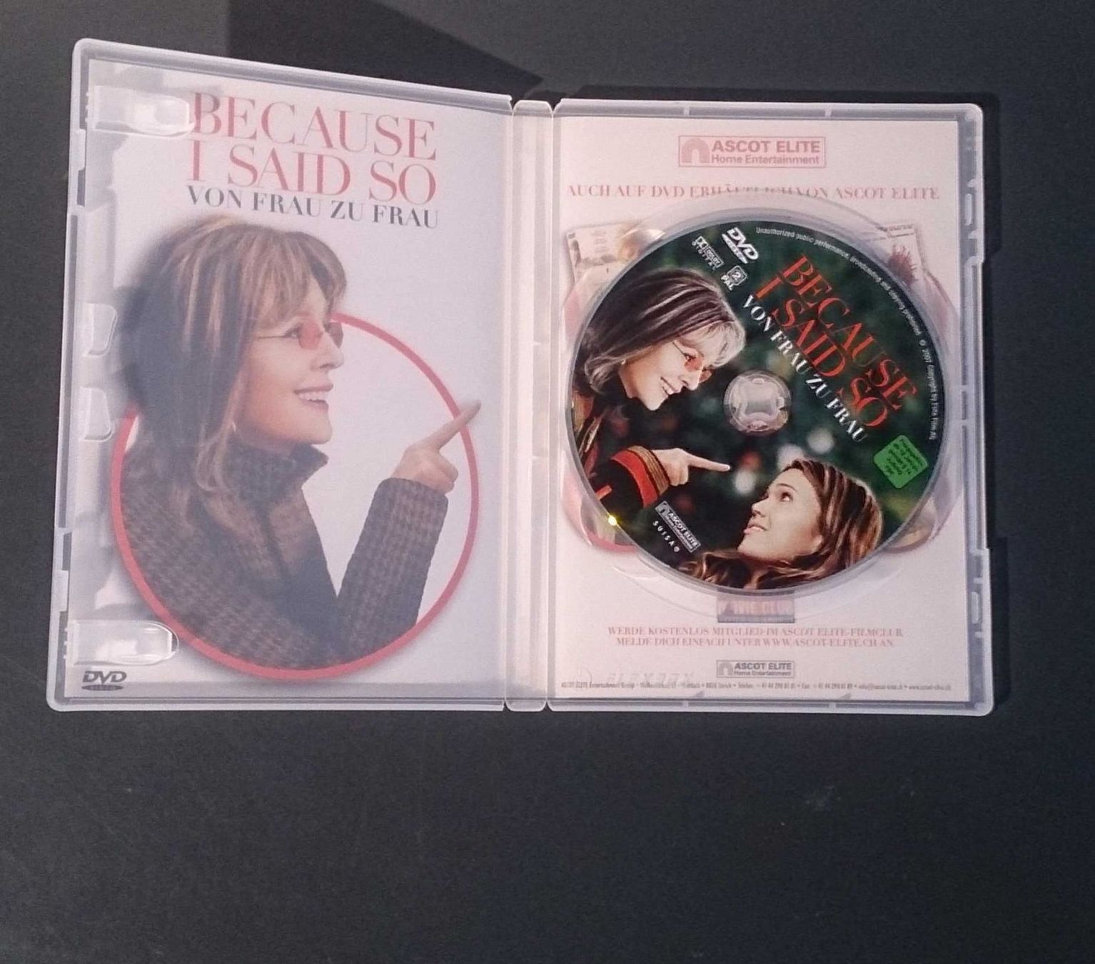 Alle DVDs: Because I said so – Gebraucht aus Dübendorf von Povo 3
