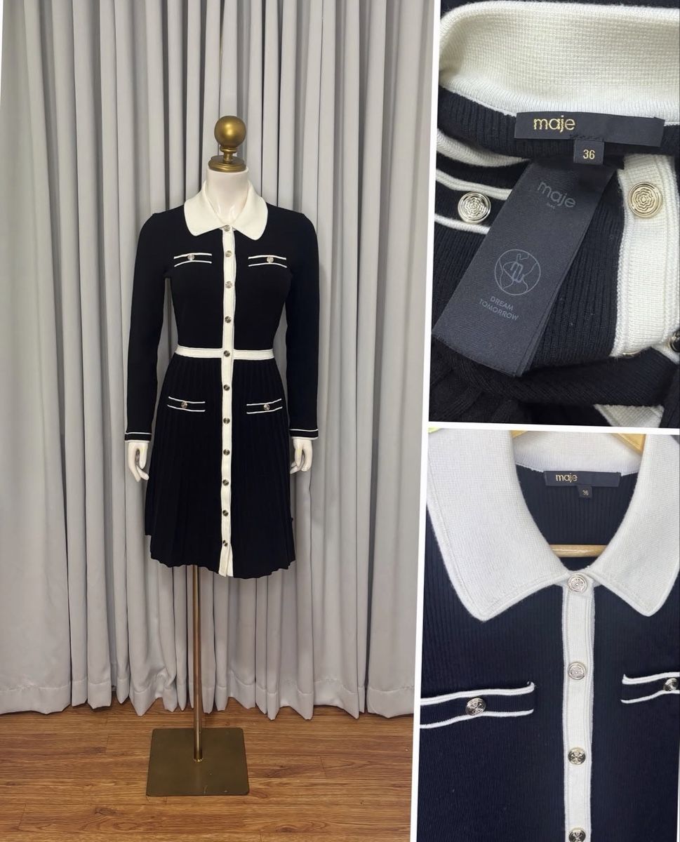 Maje Kleider: Maje Elegant Black Dress – Gebraucht aus St.Josefen von lop_lh8d 4