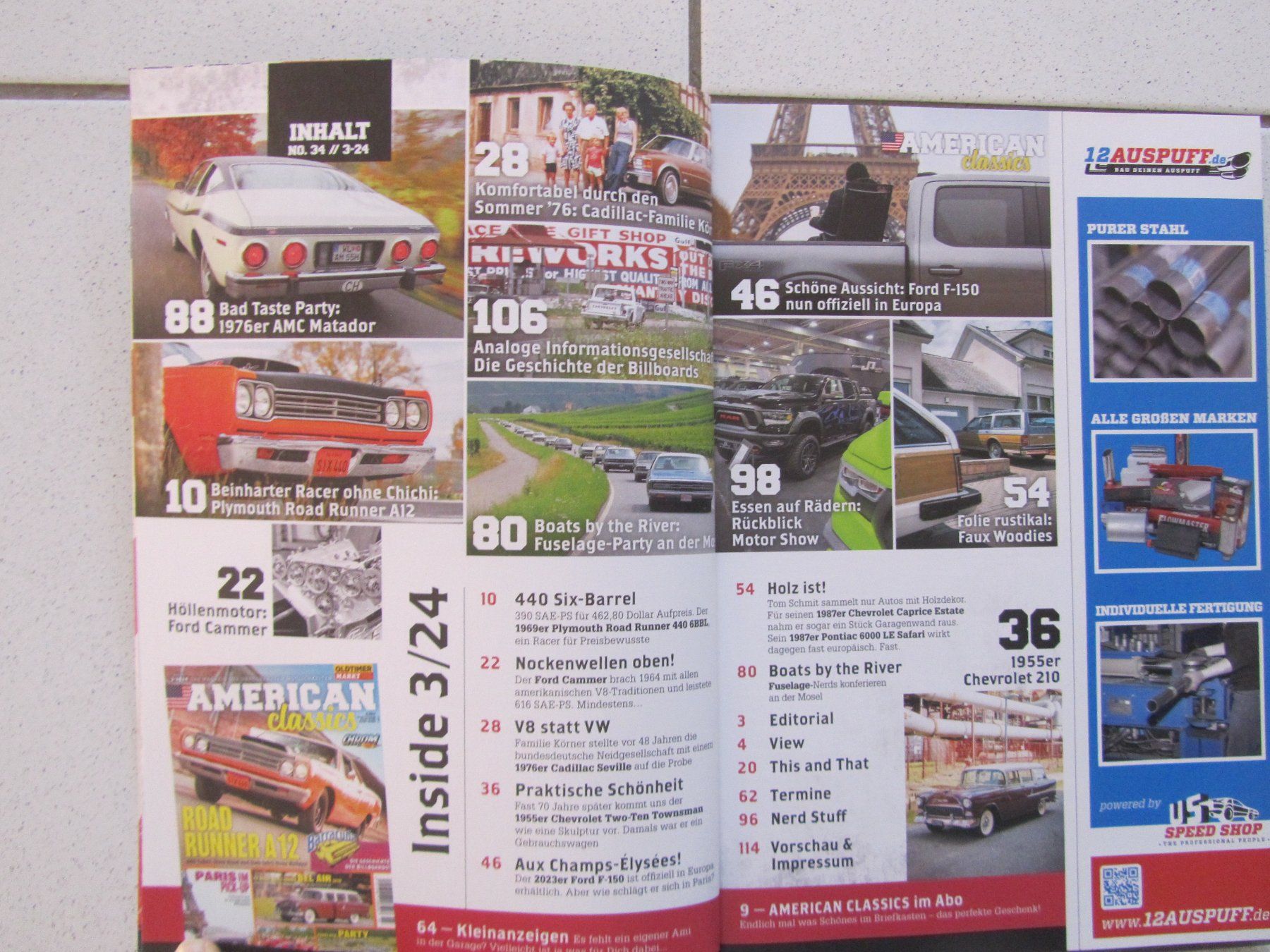 Riviste & Magazine: American classics, Nr. 3 von 2024 – Usato da Weiningen ZH venduto da dietsch57 1