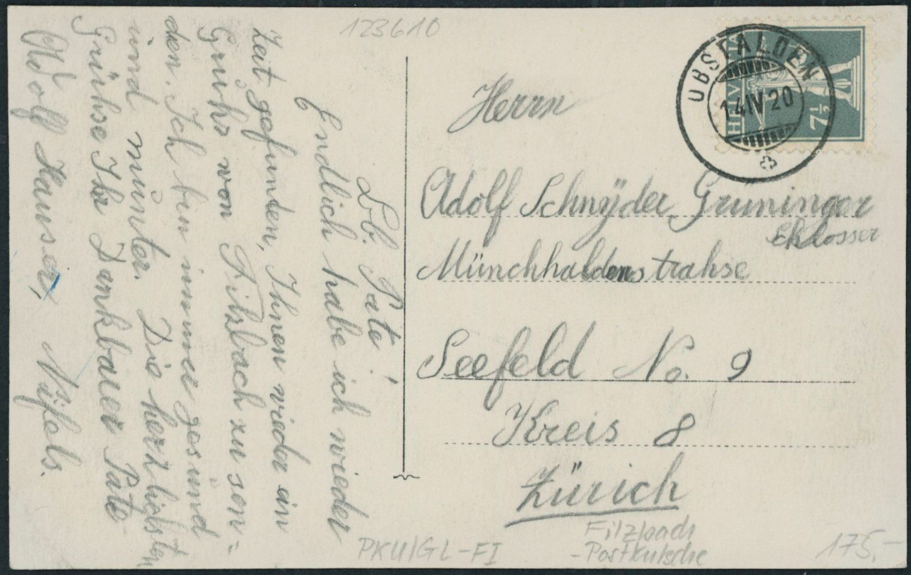 Cartes postales: GL Filzbach - Postkutsche – D'occasion à Schindellegi par leecollect 1