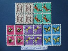PJ 1954 postfrische ** Viererblöcke