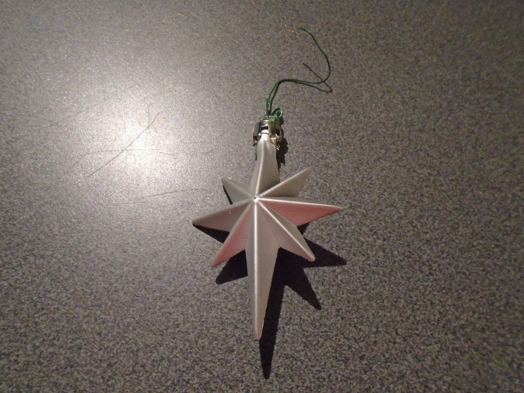 Tutte le decorazioni: Weihnachtsschmuck Stern, silberfarbig, matt – Usato da Zürich venduto da abraxas1291