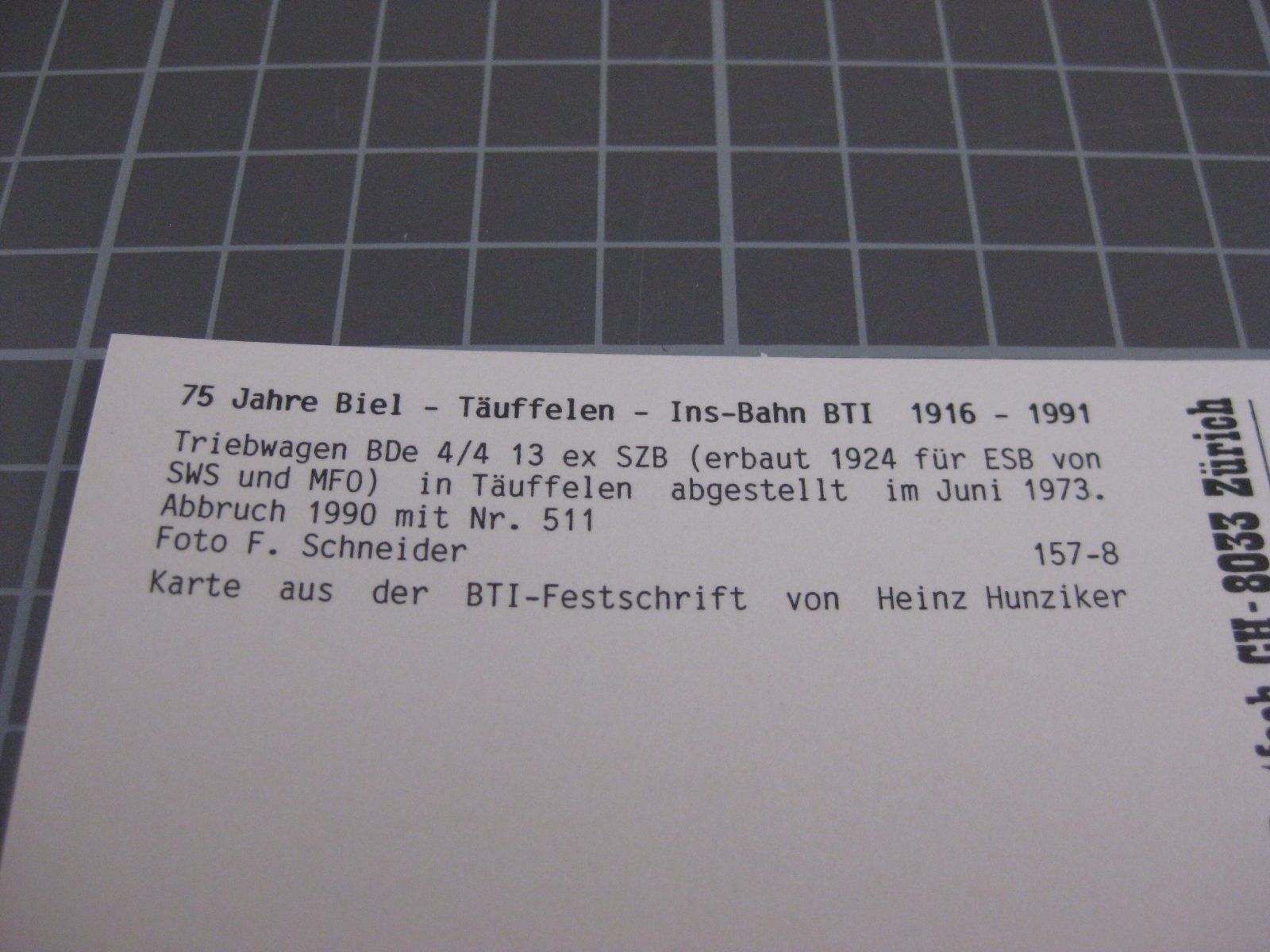Cartoline postali: AK Täuffelen Depot mit Triebwagen – Nuovo (secondo la descrizione) da Malters venduto da Marosko 2