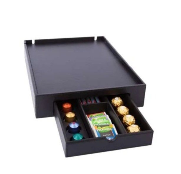 Contenitori & Simili: Krups Nespresso Schublade Organizer schwarzer Kunstleder ... – Nuovo e nell'imballaggio originale da Siebnen venduto da KiKla-Siebnen 1