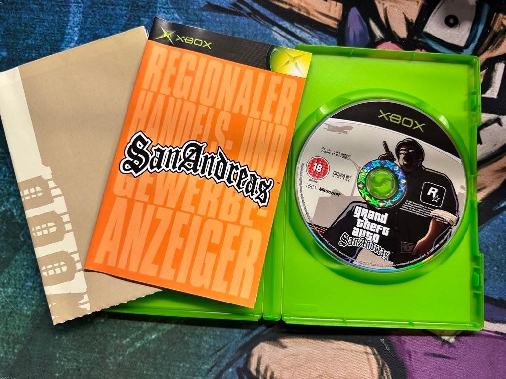 Microsoft Giochi: Grand Theft Auto San Andreas Microsoft Xbox – Usato da Giubiasco venduto da Ticinerd 2