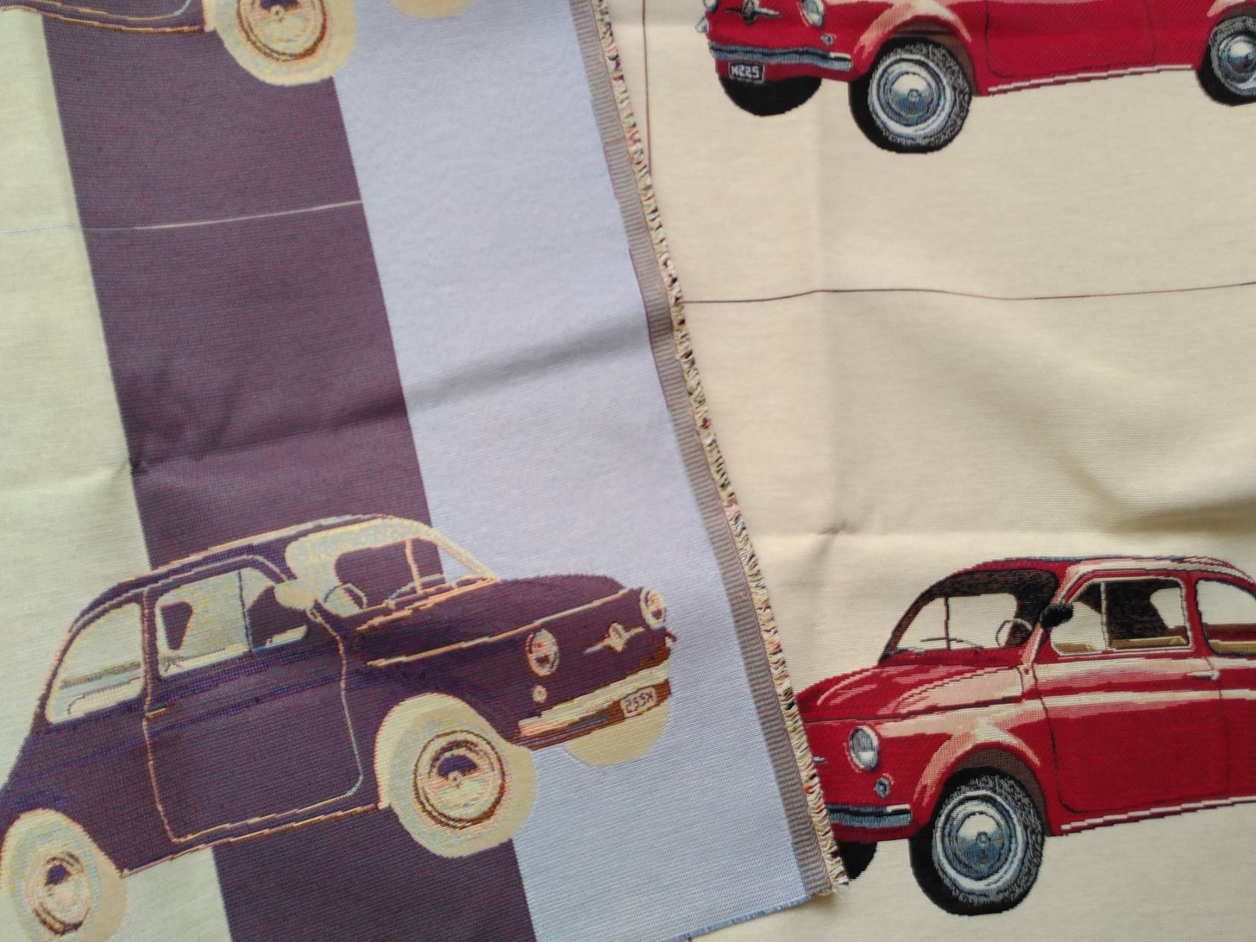 Stoffe: Fester Stoff mit Retromotiv – Neu und originalverpackt aus Kriens von Wolly85 2