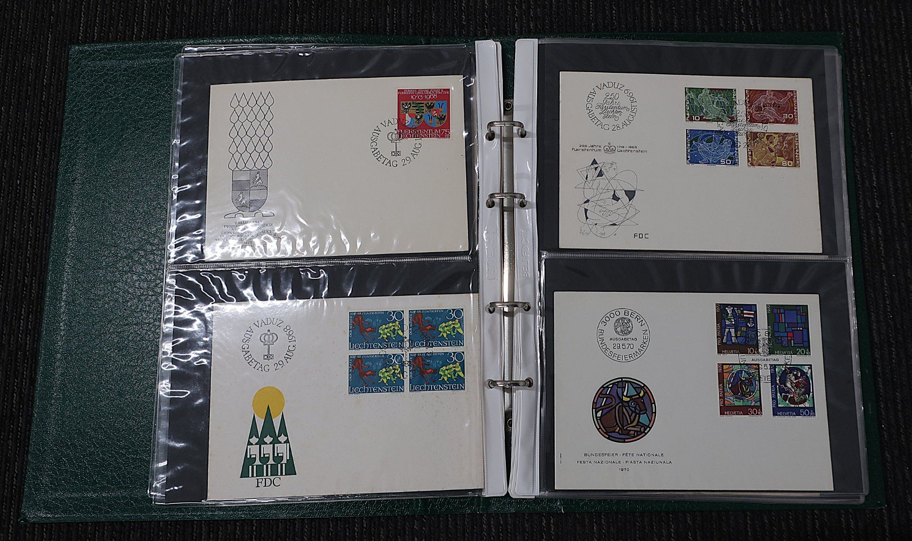 Alben: 5 Briefmarkenalben und 1 Briefmarkenordner – Gebraucht aus Volketswil von brockipfannenstil 4