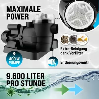 Accessori per Piscine: Sandfilteranlage  Poolfilter komplett mit Garantie – Usato da Kaisten venduto da Hrista 2