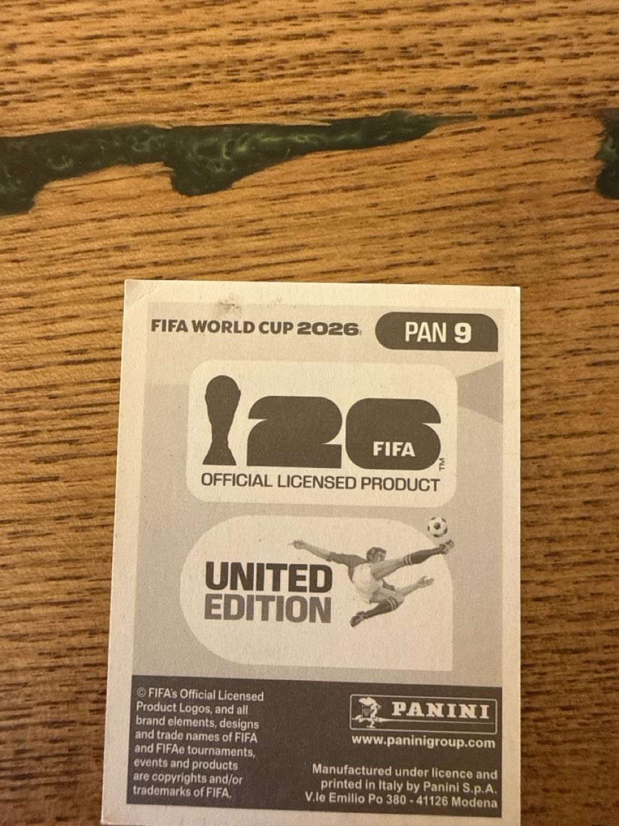Panini Carte collezionabili: FIFA WORLD CUP Pan9 2026 Panini Sticker Cesar Blackman – Usato da Frenkendorf venduto da emi_jg7b 1