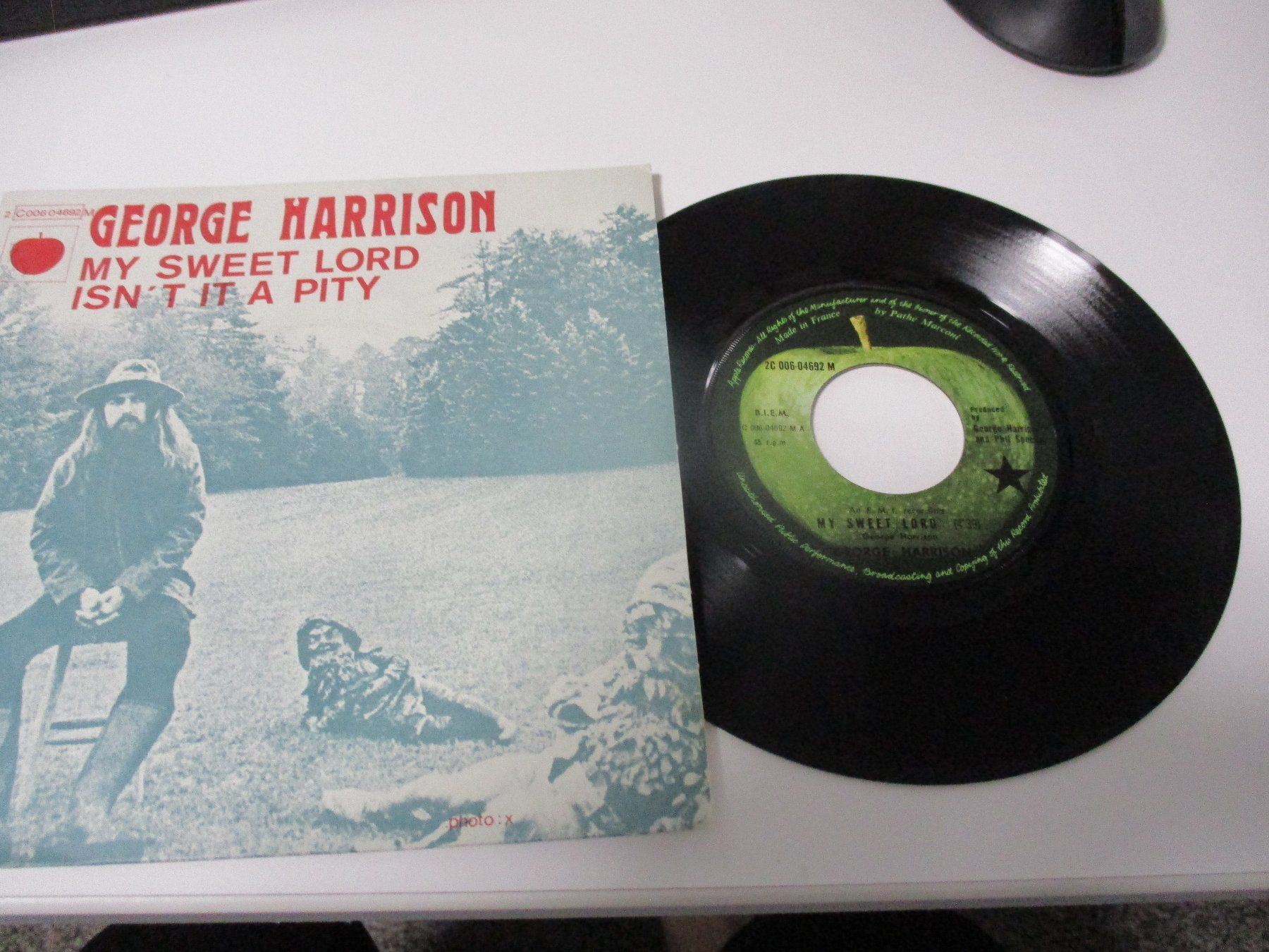 Dischi in vinile: SINGELS GEORGE HARRISON 1970 BEATELS – Usato da Wil SG venduto da garou40