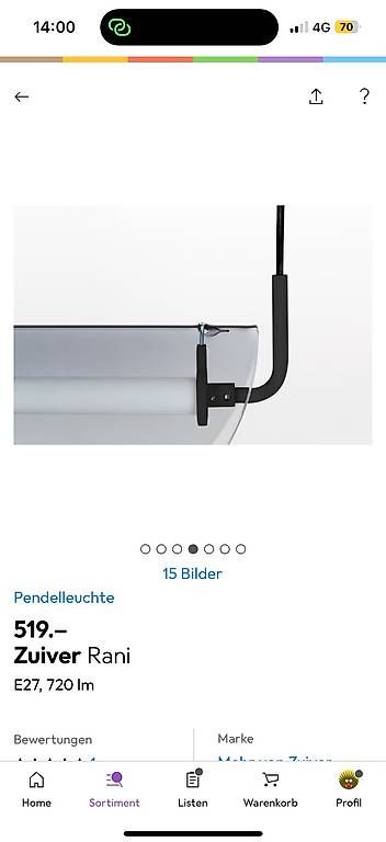 Lampadari & plafoniere: Zuiver Rani Pendelleuchte – Nuovo e nell'imballaggio originale da St. Gallen venduto da fla_j5jj 3