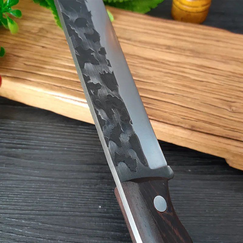 Accessori: Outdoor Chooper Messer (Hackmesser) mit Lederscheide – Nuovo (secondo la descrizione) da Tumegl/Tomils venduto da Steinschleuder-Shop 2