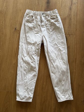 H&M Jeans  natur weiss 40 mom jeans