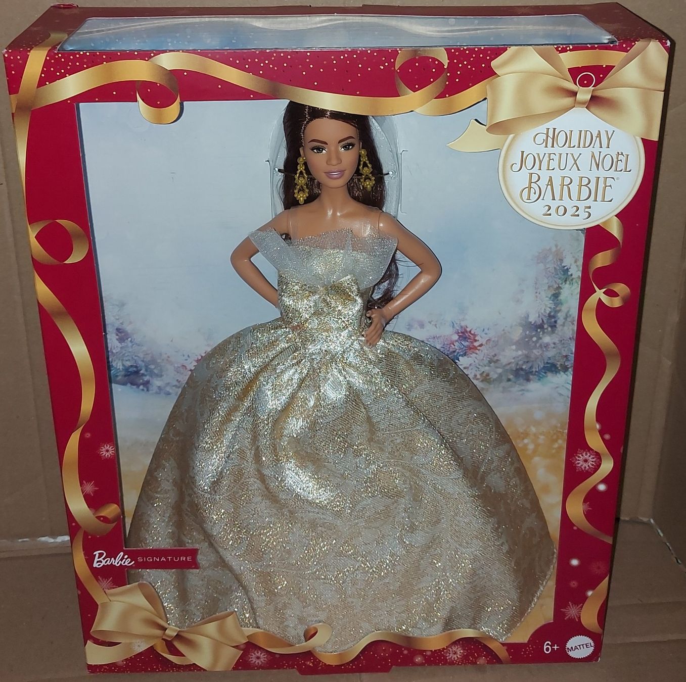 Bambole: Barbie "Holiday/Joyeux Noël 2025",Hispanic,Neuve – Nuovo e nell'imballaggio originale da Ecublens VD venduto da Magic_Island