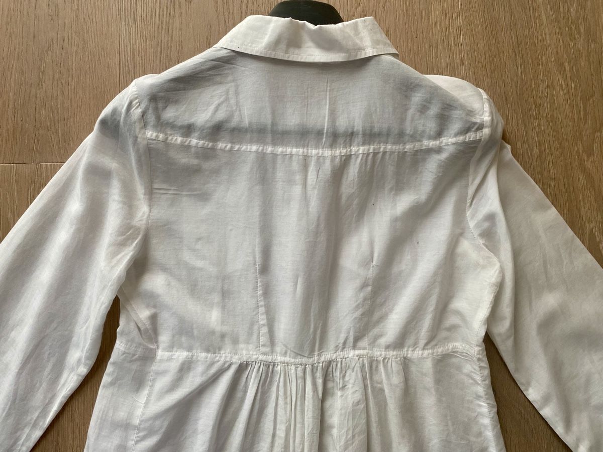 Massimo Dutti Camicette: Weisses Hemdblusenkleid Marke Massimo Dutti Grösse 36 – Usato da Winkel venduto da Flyhy2020 3