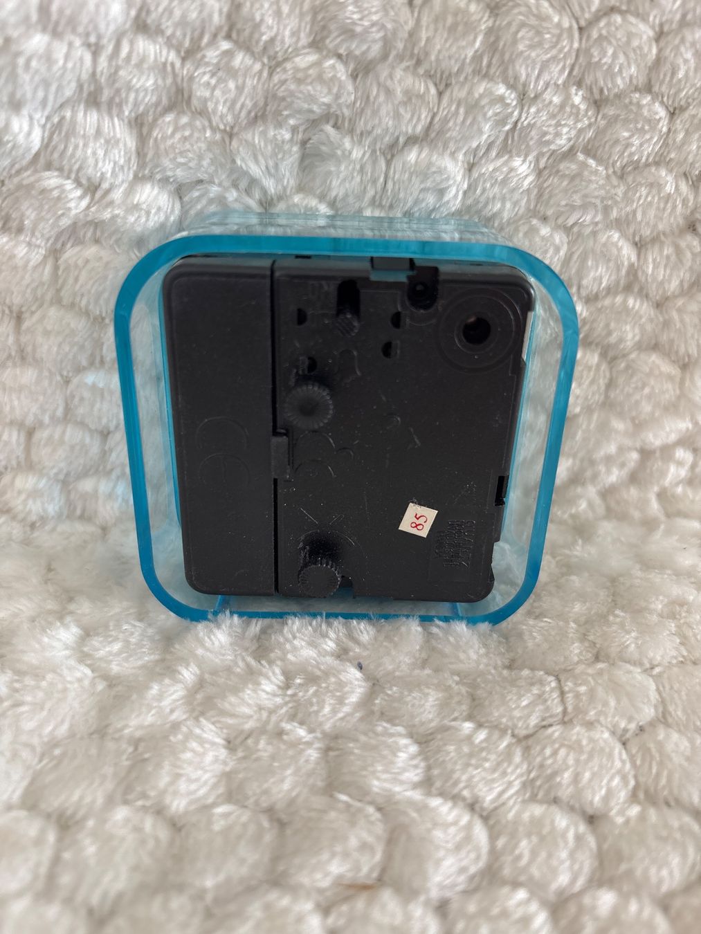Sveglie: Mini Reisewecker blau 6x6cm – Nuovo e nell'imballaggio originale da Oberegg venduto da MR-shop 1