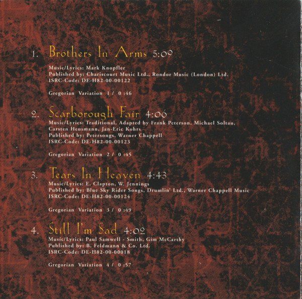 CDs: Gregorian - Masters of Chant (CD) - 2000 – Gebraucht aus Zürich von Aspri 4
