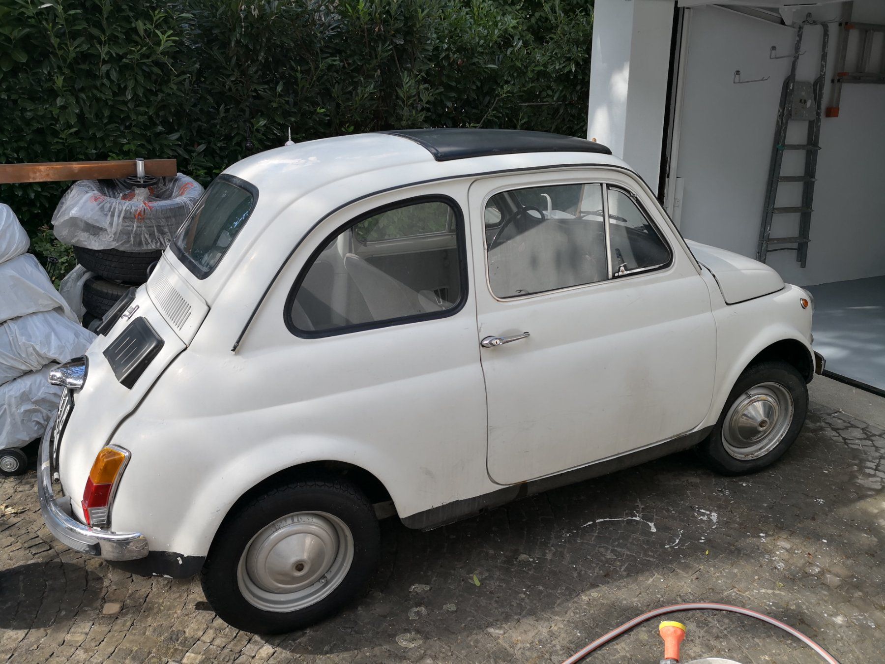 Fiat Automobili: 🤩FIAT 500 LIMOUSINE OLDTIMER WEISS – Usato da Olten venduto da Naja-Twins-Twins 2