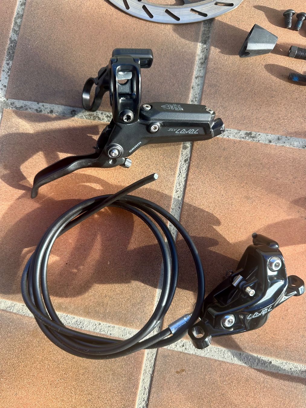 Sram Pièces détachées: SRAM Level Silver Stealth 4 Piston Bremsset inkl. Scheiben – D'occasion à Steinhausen par Pimentel 1