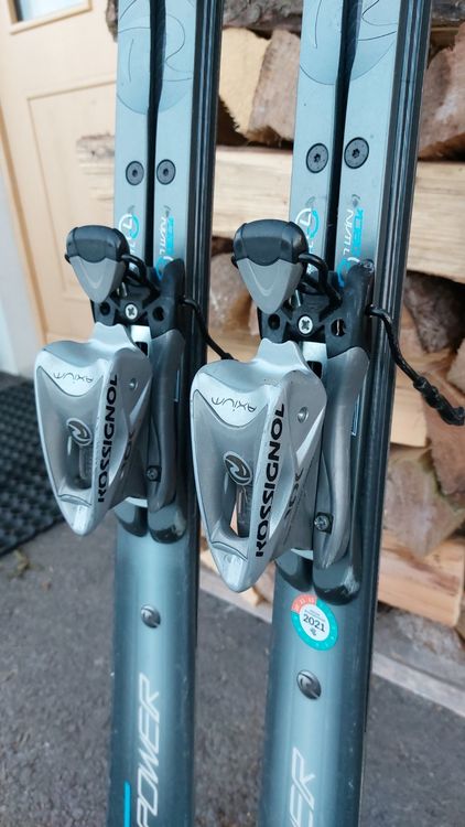 Skis Rossignol Cobra X Axium 100 154 Cm Avec Fixations - Occasion, Rayures Mais Fonctionnels