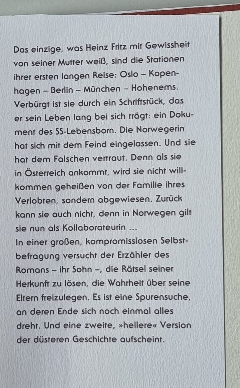 Libri: DER SILBERFUCHS MEINER MUTTER - Alois Hotschnig 2.Weltkrieg – Nuovo (secondo la descrizione) da Dürnten venduto da Bachtelrider_ 3
