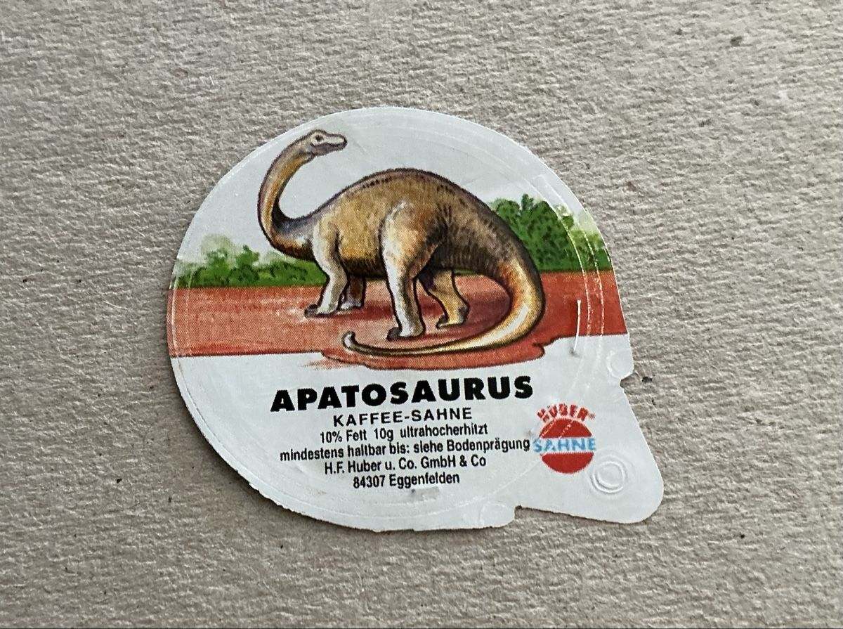 Coperchi dei cremini per caffè: D-41 C - Dinosauroer, Gastro – Usato da Allschwil venduto da gewuerznelke