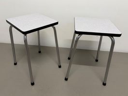 -2- Kelko Hocker, Beistelltischli, Vintage, 60er Jahre