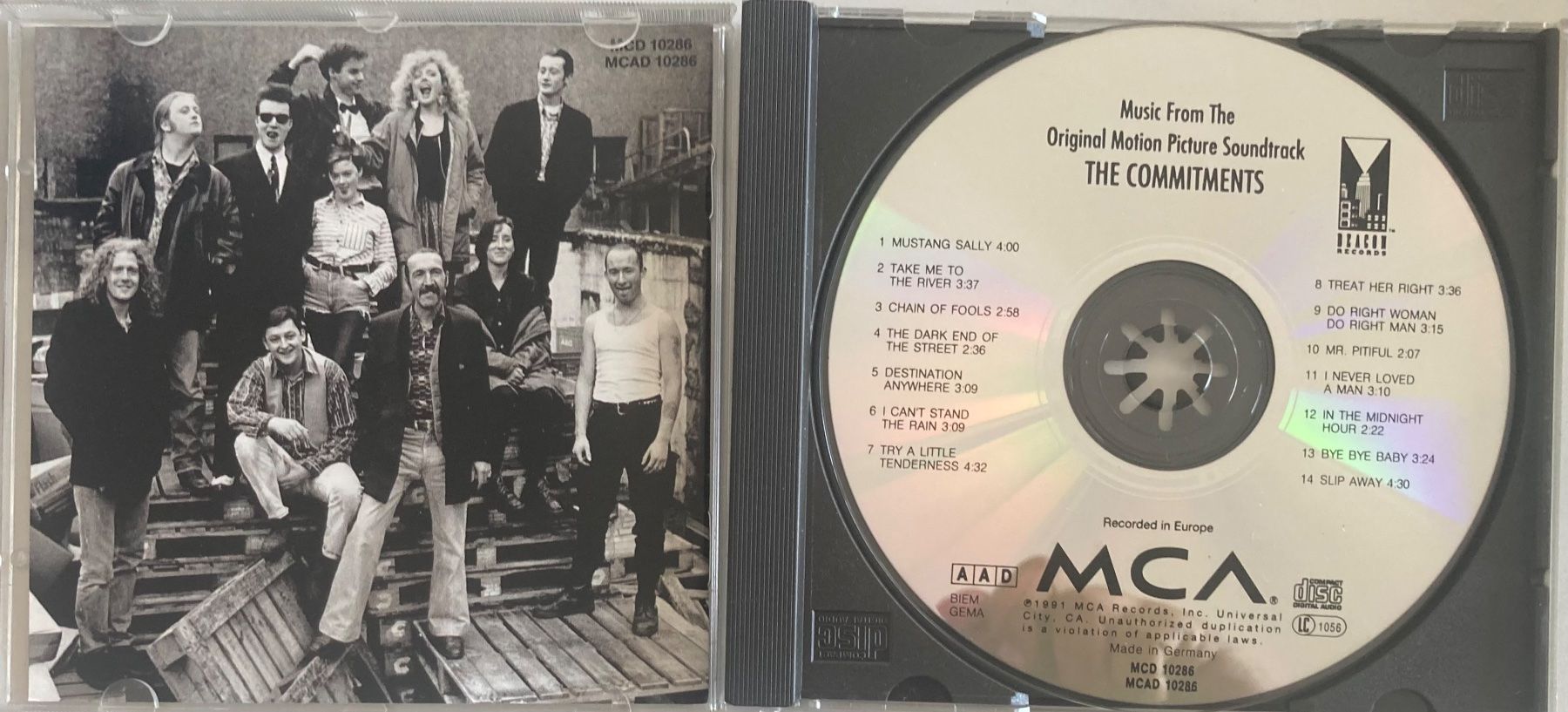 CD: THE COMMITMENTS - THE COMMITMENTS – Usato da Poliez-Pittet venduto da Newtown-Records 2