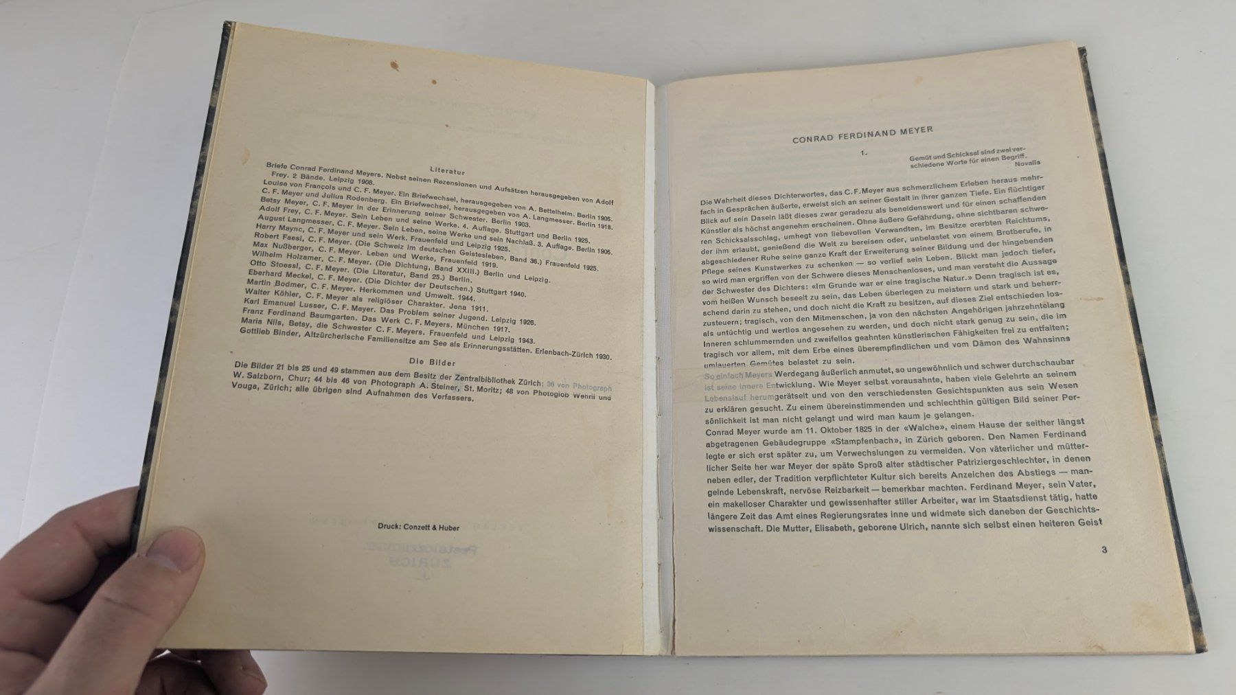 Libri: Schweizer Heimatbücher Nr. 7 Conrad Ferdinand Meyer – Usato da Zürich venduto da axolottchen 5
