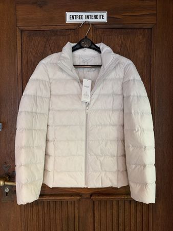 M&S Down Jacket Cream Size 8 New With Original Tags Attached