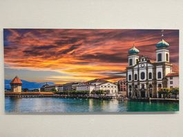 Wandbild Stadt Luzern