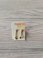 Ohrstecker gelb vergoldet mit Stern
