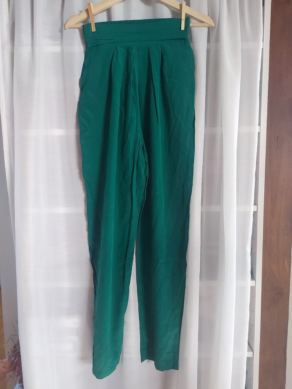 Pantaloni: Pantalon fluide 100% soie - T. S – Usato da Lausanne venduto da Super-cerise