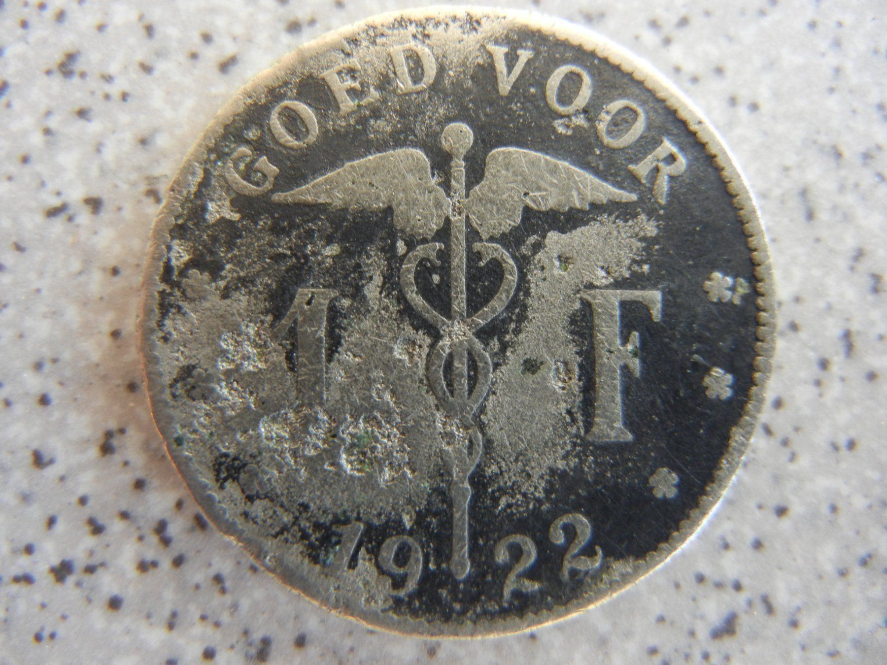 Tutti le monete: Belgique / 1 franc 1922 – Usato da Courtelary venduto da vivi94 1