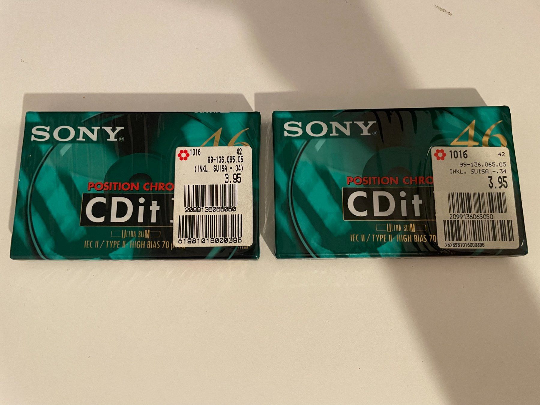 Musicassette: Deux cassettes audio vierges Sony CDit Chrome Type II super – Nuovo e nell'imballaggio originale da Petit Lancy venduto da gil_hr6v 4