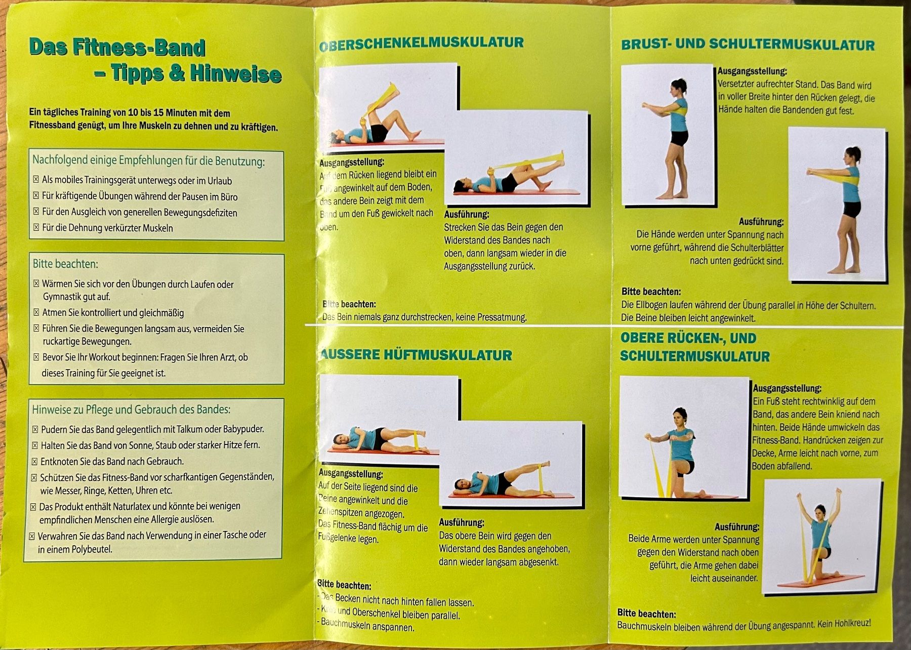 Sonstiges zum Basteln & Handarbeiten: Fitness-Band – Gebraucht aus Basel von Schmutpa 2